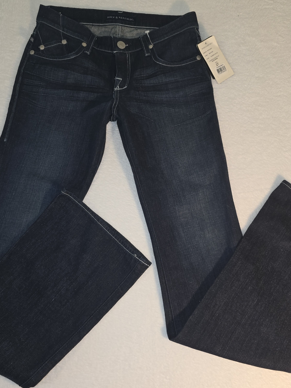 Rock & Republic Jeans Kasandra Lowrise BootCut Size 27  NWT!!!!